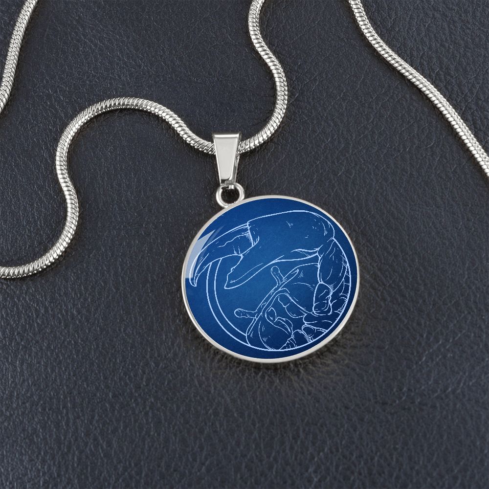 Sternzeichen Geschenk Krebs Sternbild Anhänger Halskette mit Gravur - Einzigartiger Astrologie Schmuck für besondere Anlässe