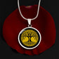 Halskette mit Lebensbaum-Anhänger, Geburtstagsrune-Anhänger-Halskette Rune Ansuz