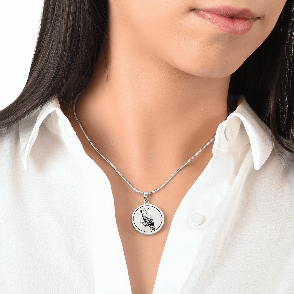 Personalisierter Papagei Anhänger mit Gravur - Tropische Kakadu Halskette als niedliche Kinderkette und Sommer Schmuck