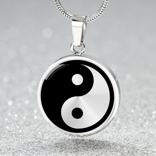 Boho Yin Yang Kette mit Sonne und Mond Anhänger und optionaler Gravur - Das perfekte Muttertagsgeschenk