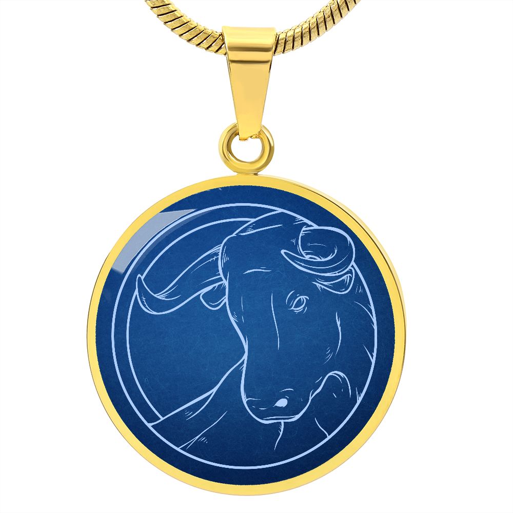 Sternzeichen Geschenk Stier Sternbild Anhänger Halskette mit Gravur - Einzigartiger Astrologie Schmuck für besondere Anlässe