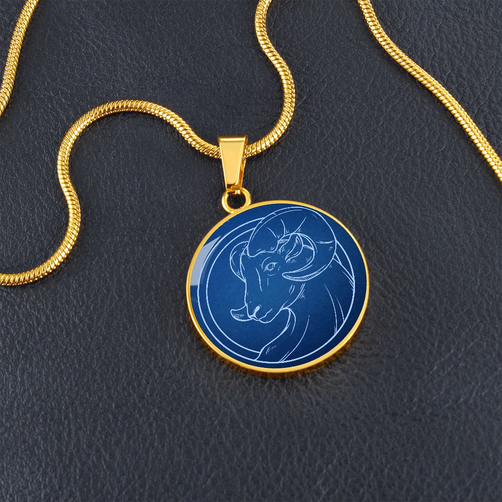Sternzeichen Geschenk Widder Sternbild Anhänger Halskette mit Gravur - Einzigartiger Astrologie Schmuck für besondere Anlässe
