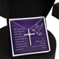Kreuzkette zur Kommunion - Halskette mit Kreuz Geschenk für Patenkind personalisiert mit Name und Datum