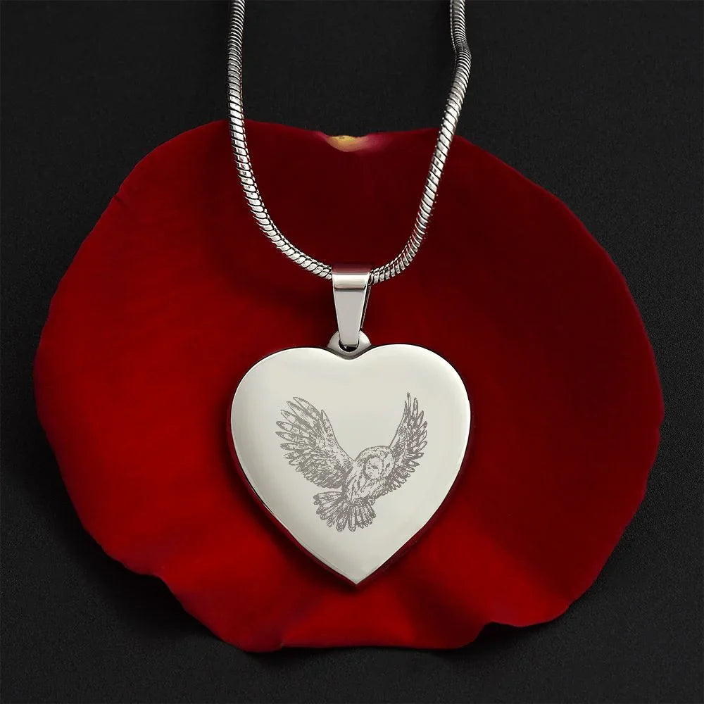 Personalisierte Eule Halskette | Eulen Anhänger | Vogelkette | Weise Eule Geschenk zum Abschluss | Minimalistische Halskette