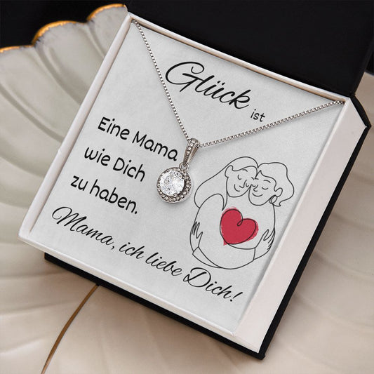 MUTTERTAG Geschenk für die beste Mama - Glück ist eine Mama wie Dich zu haben.