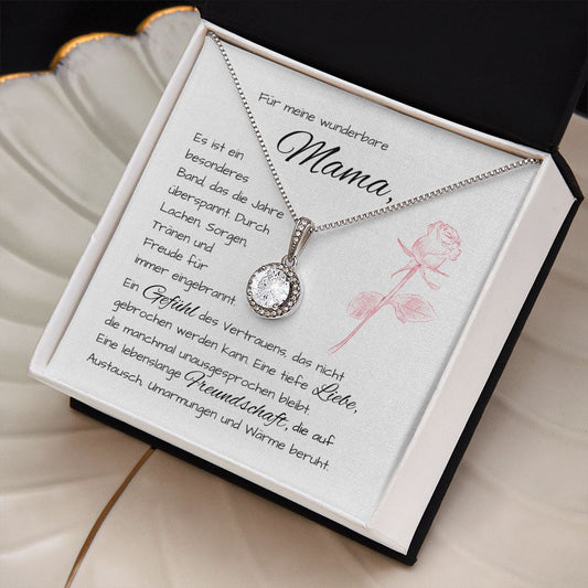 MUTTERTAG Geschenk Halskette - Karte zum Muttertag Freundschaftskette - MAMA HALSKETTE