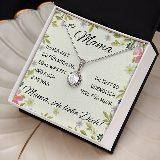 Geschenk zum Muttertag Halskette mit Anhänger - Danke Mama Geschenk