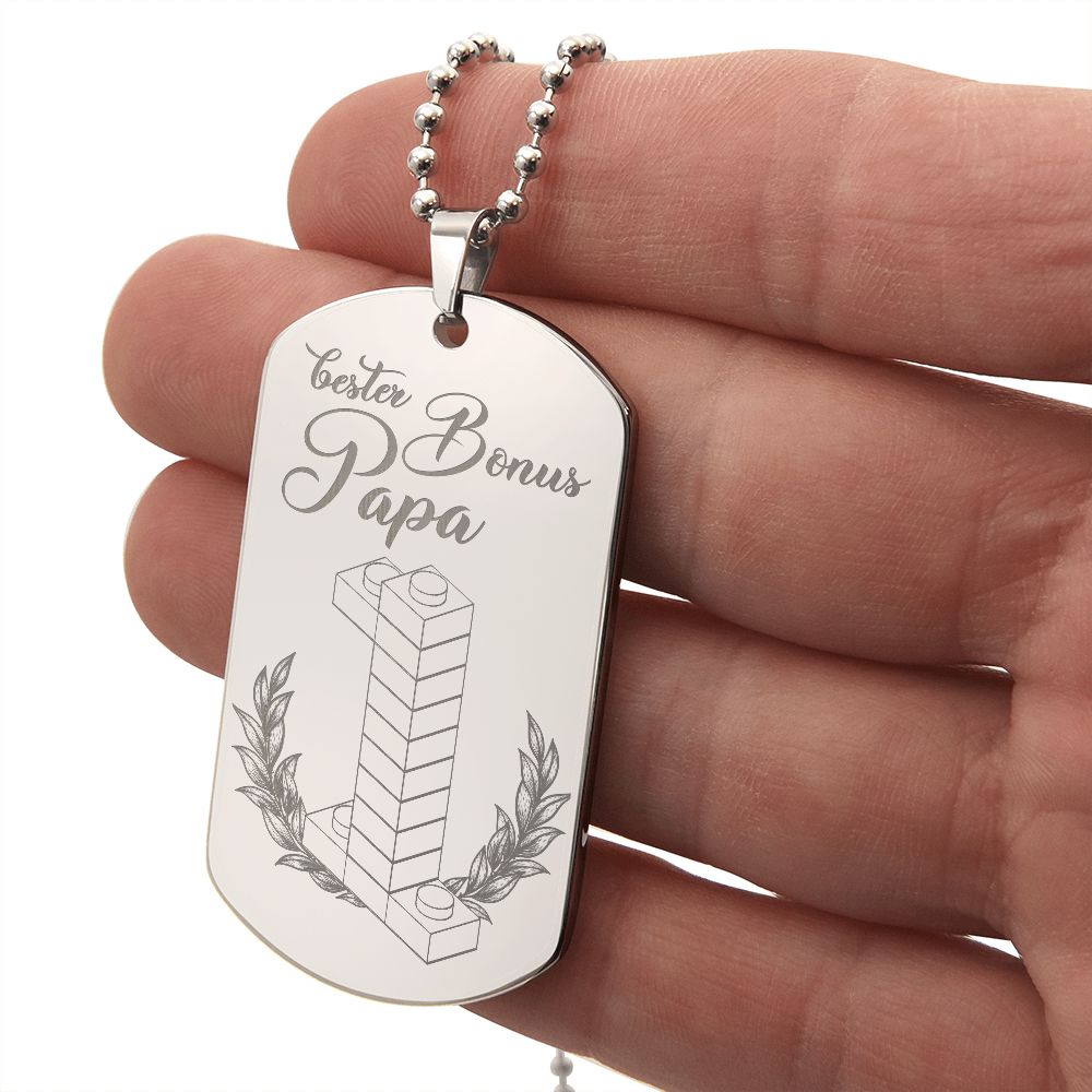 Kette Bester Bonus Papa Geschenkidee zum Vatertag