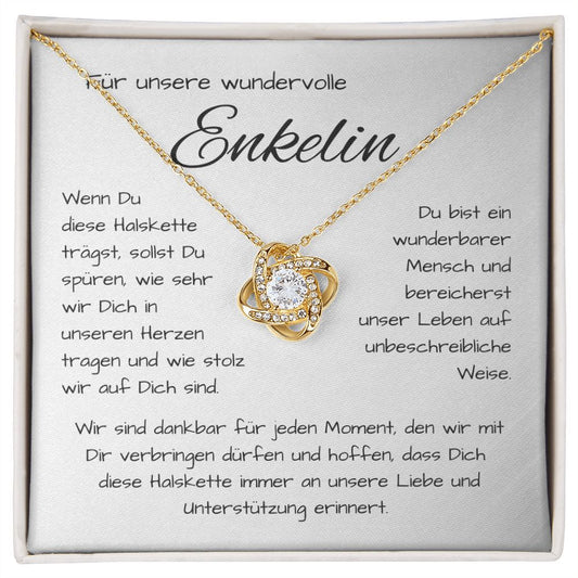 Halskette für die Enkelin zur Kommunion oder zum Geburtstag einzigartiges Großeltern Geschenk