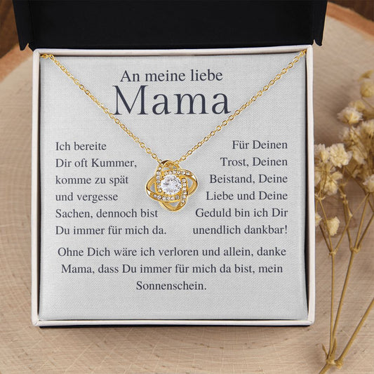 Personalisierte Halskette für Mama - Muttertagsgeschenk mit emotionalem Zitat - Geschenkidee für Geburtstage oder Weihnachten