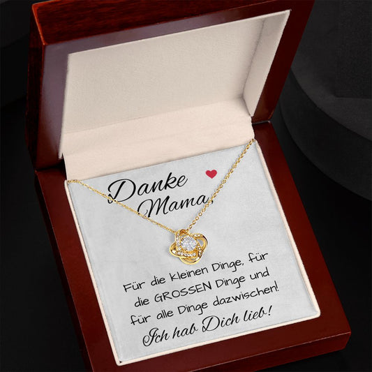 Geschenk zum Muttertag Halskette mit liebevoller Botschaft