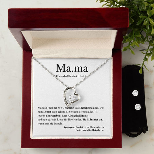 Definition MAMA | Herzkette | personalisierter Schmuck Mama | Geschenk zum Geburtstag | Muttertag | Geschenk MAMA | Mama Kette