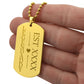 Legendaddy Herren Kette mit Wunschjahr, perfekt für Vatertag oder als Geburtstagsgeschenk
