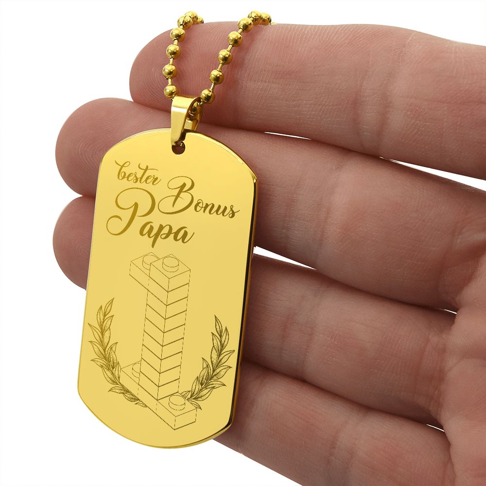 Kette Bester Bonus Papa Geschenkidee zum Vatertag