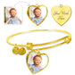 Personalisierter Armreif mit Gravur - Gold & Silber mit Schmuckschachtel perfekt zum Muttertag