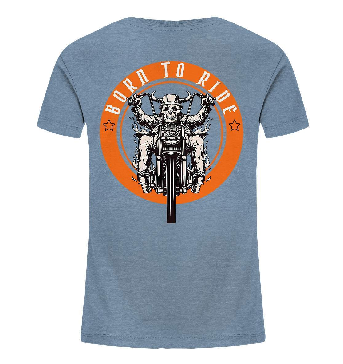 Born To Ride - Biker Motorrad Motorradfahrer Geschenk - Kids Organic Shirt-ausfahrt,bike,biker,biker outfit,biker shirt,born to ride,cafe racer,chopper,coole,dirt bike,fun,funny,humor,lustig,lustige,moped,motocross,Motorrad,motorrad tour,motorradfahren,motorsport,simson,v2,zweirad