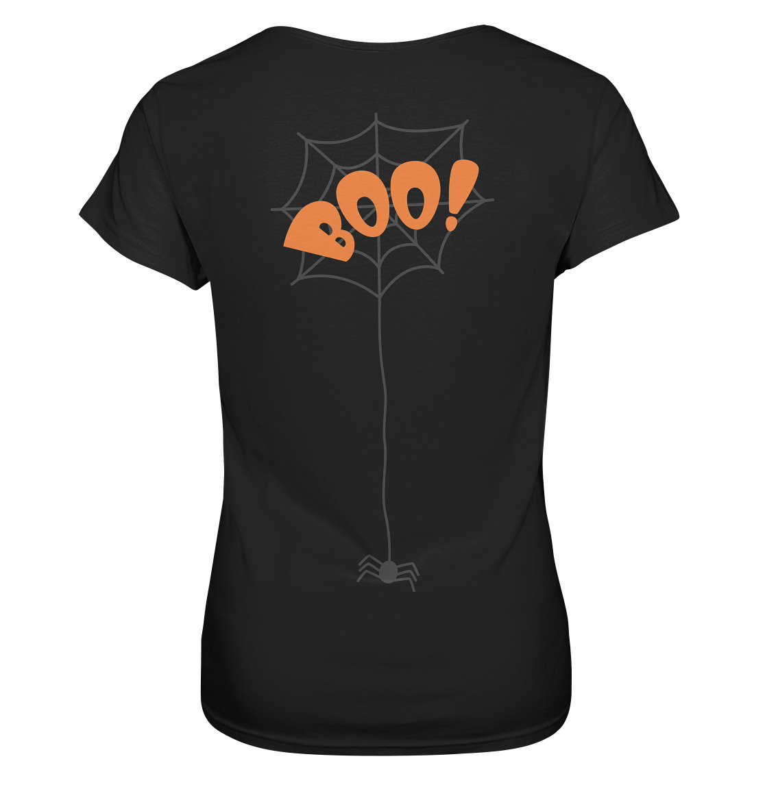 Halloween Shirt, Boo Halloween, Herbst T-Shirt, Kürbis Gesichter Shirt, Halloween Outfit, Spinnenetz, Halloween Kostüm beidseitig