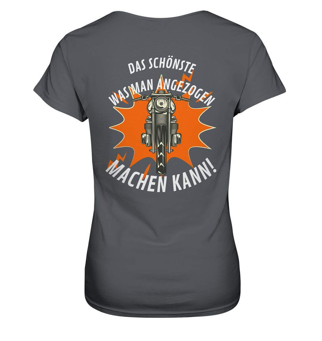 Das Schönste, was man angezogen machen kann - Ladies Premium Shirt-ausfahrt,bike,biker,biker outfit,biker shirt,born to ride,cafe racer,chopper,coole,dirt bike,fun,funny,humor,lustig,lustige,moped,motocross,Motorrad,motorrad tour,motorradfahren,motorsport,simson,v2,zweirad