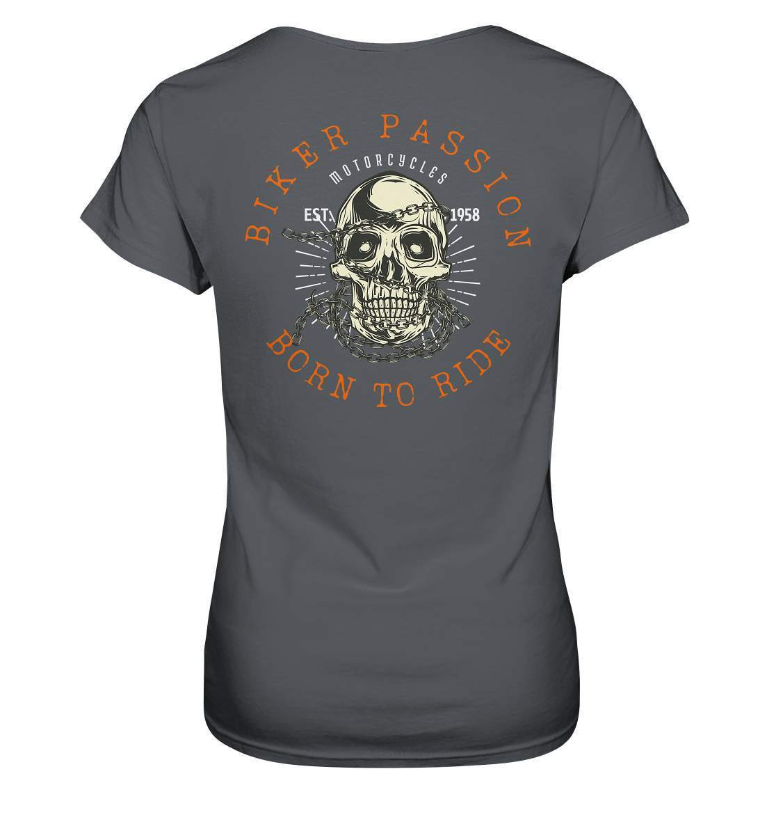 Biker Passion - Born to Ride Biker Outfit Motorradfahrer Geschenk - Ladies Premium Shirt-ausfahrt,bike,biker,biker outfit,biker shirt,born to ride,cafe racer,chopper,coole,dirt bike,fun,funny,humor,lustig,lustige,moped,motocross,Motorrad,motorrad tour,motorradfahren,motorsport,simson,v2,zweirad