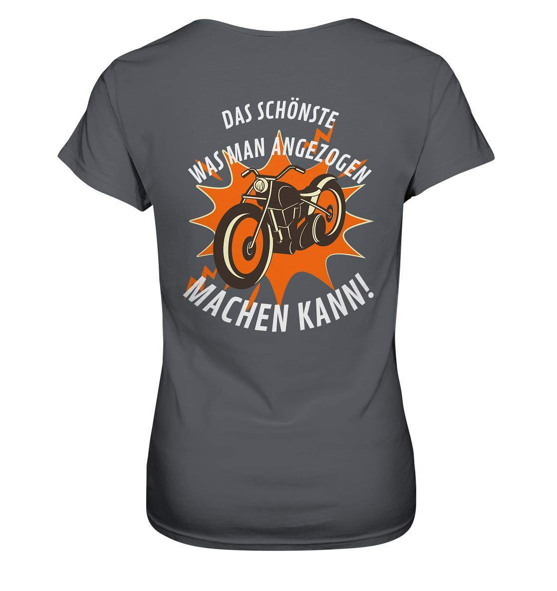 Das Schönste, was man angezogen machen kann - Ladies Premium Shirt-ausfahrt,bike,biker,biker outfit,biker shirt,born to ride,cafe racer,chopper,coole,dirt bike,fun,funny,humor,lustig,lustige,moped,motocross,Motorrad,motorrad tour,motorradfahren,motorsport,simson,v2,zweirad