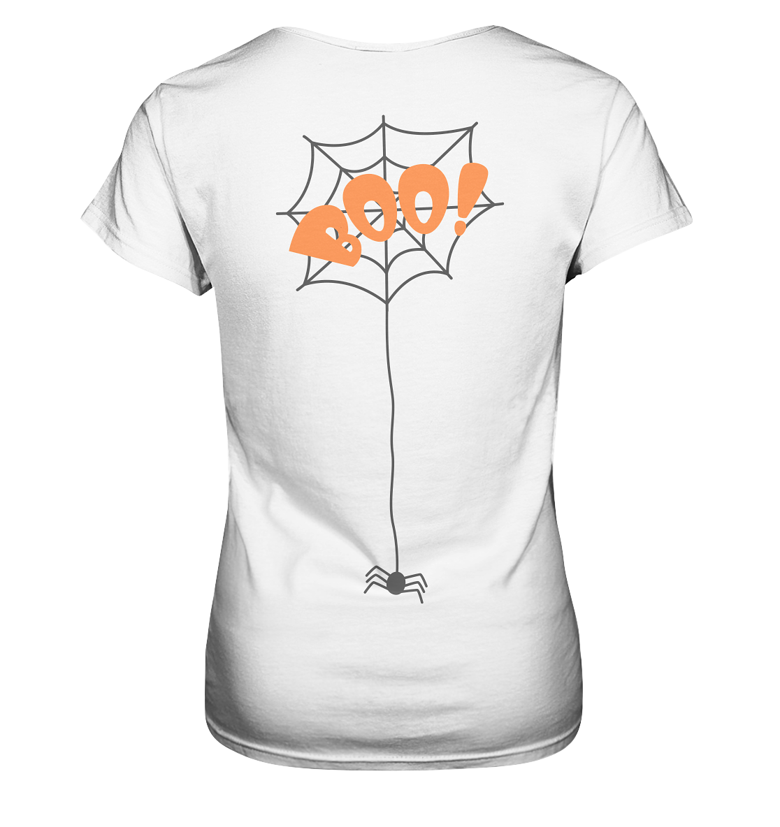 Halloween Shirt, Boo Halloween, Herbst T-Shirt, Kürbis Gesichter Shirt, Halloween Outfit, Spinnenetz, Halloween Kostüm beidseitig