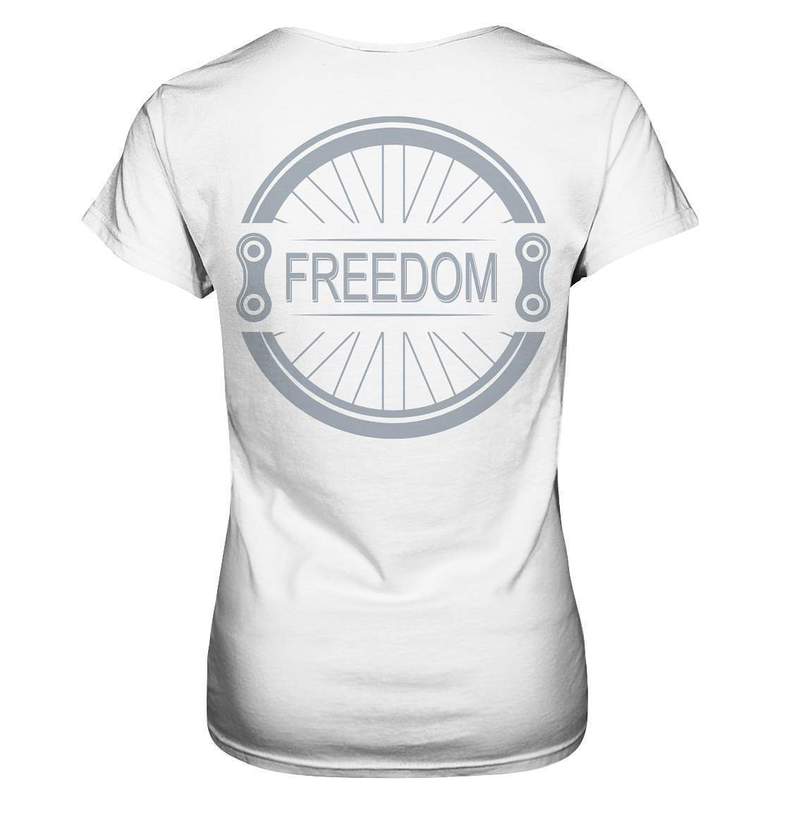 Fahrrad Freedom - Ladies Premium Shirt-bike,bike damen,e-bike trekking,fahrrad,fahrrad damen,fahrrad einfach,fahrrad fahren,fahrrad herren,fahrrad test,fahrradbekleidung,fahrradtour,Freedom,mountainbike