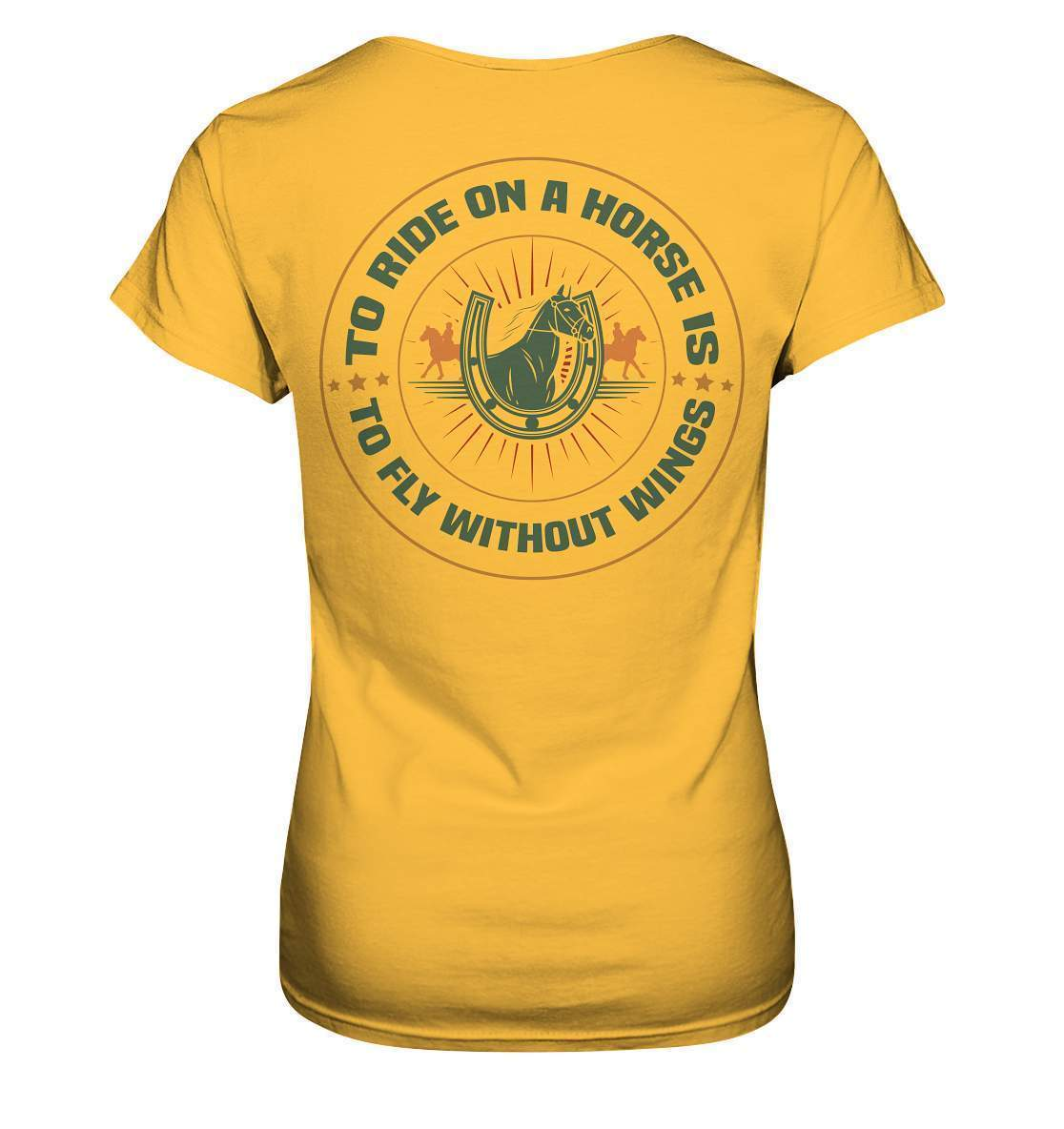 Pferde The Ride on a Horse is to fly without Wings - Ladies Premium Shirt-dressur,dressurpferd,haflinger,pony,ponyhof,reiter,reitsport,reitverein,sattel,springpferd,springreiten,The Ride a Horse fly without Wings