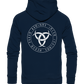 Wikinger Hoodie Harte Worte brechen keine Knochen Runenschrift - Organic Hoodie