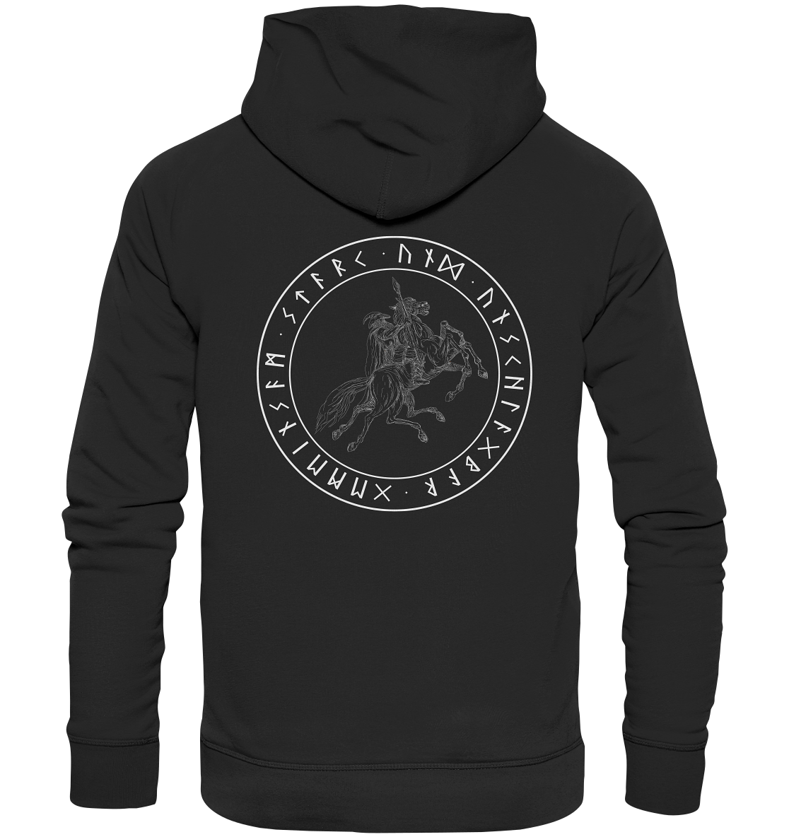 Wikinger Hoodie Gemeinsam stark und unschlagbar Runenschrift - Organic Hoodie