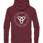 Wikinger Hoodie Harte Worte brechen keine Knochen Runenschrift - Organic Hoodie
