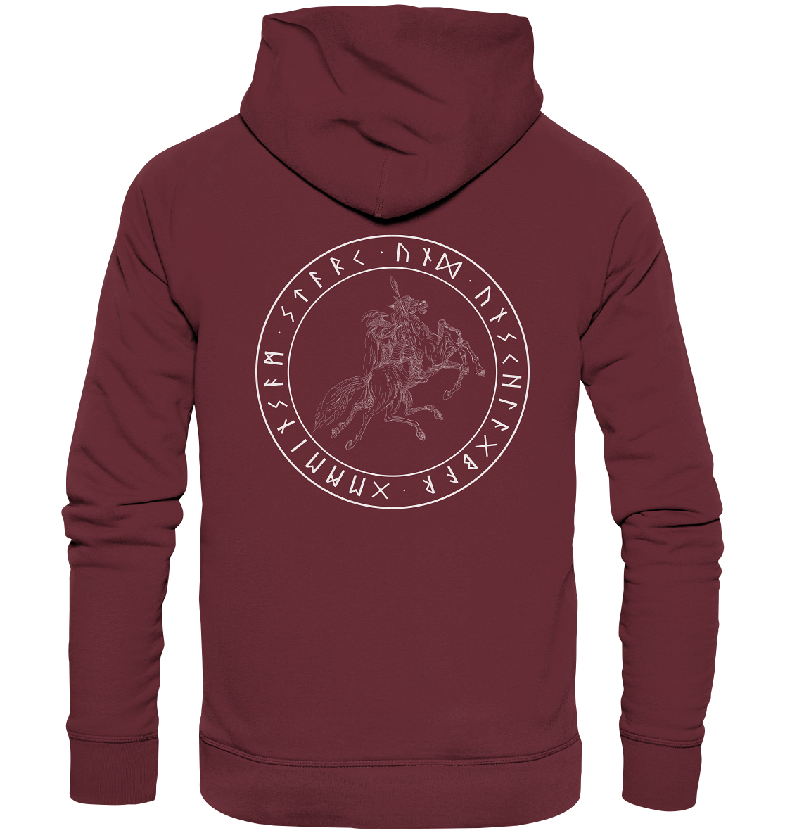 Wikinger Hoodie Gemeinsam stark und unschlagbar Runenschrift - Organic Hoodie