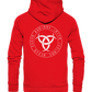 Wikinger Hoodie Harte Worte brechen keine Knochen Runenschrift - Organic Hoodie