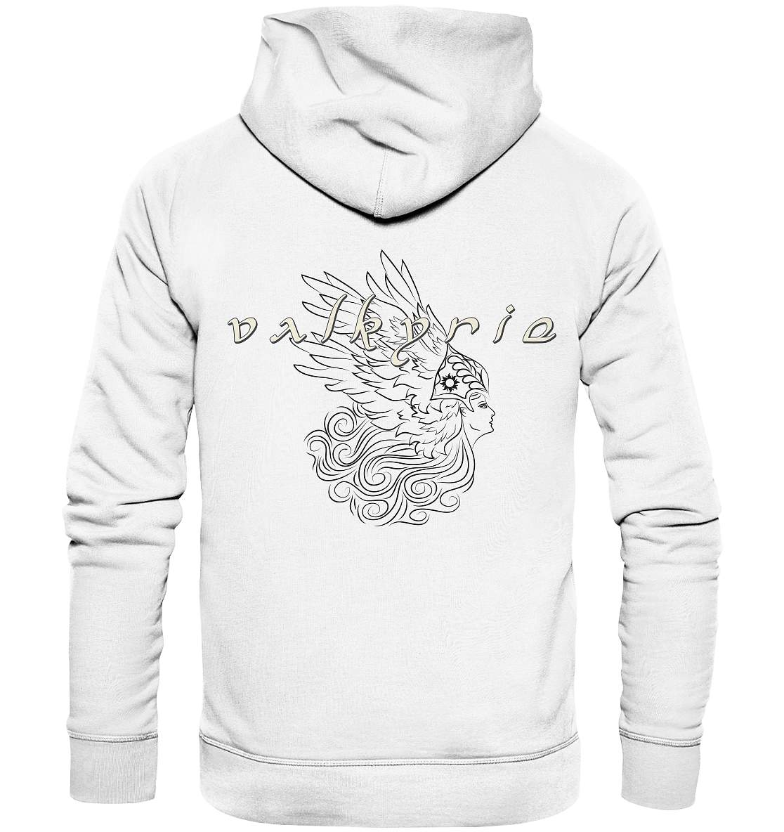 Cooles Wikinger-T-Shirt, Walküre-Shirts, Walhalla-Shirt, Bio-Baumwoll-Kurzarm-Valkyrie-Shirt, nordisches Mythologie-Geschenk - Organic Hoodie-