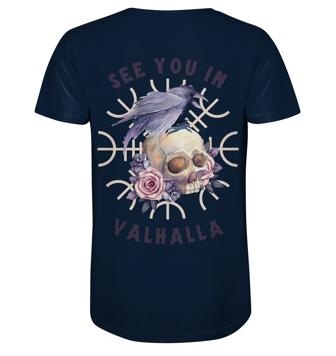 Walhalla Wikinger T-Shirt, See you in Valhalla Shirts, Wikinger Rabe Shirt, Vegvisir Shirt, nordisches Mythologie Geschenk