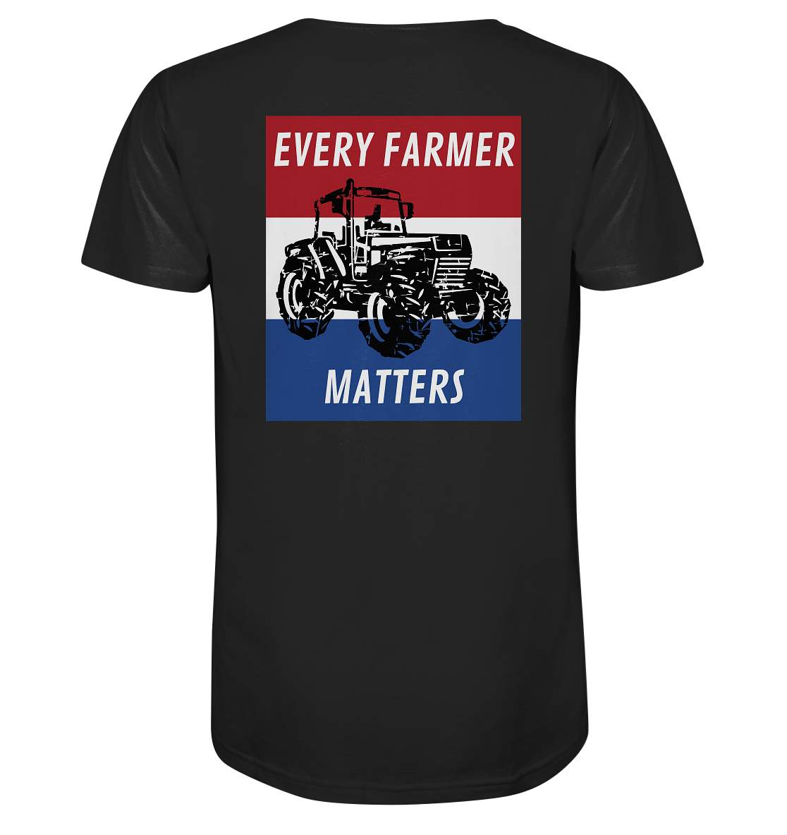 Jeder Bauer zählt Traktorfahrer aus Leidenschaft pro Niederlande - Organic Shirt-Bauer Protestshirt Niederlande,Bauern Protest,Bauern Straßenblock,Bauernstreik Holland,Holländische Landwirtschaft,Jeder Bauer zählt Herren,Niederlande,Niederlande Traktorenstreik,Solidarität Landwirt,Solidarität mit Niederlande,Trotspodboer Shirt