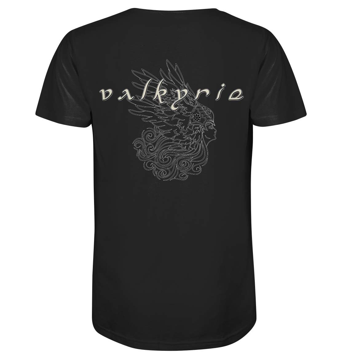 Cooles Wikinger-T-Shirt, Walküre-Shirts, Walhalla-Shirt, Bio-Baumwoll-Kurzarm-Valkyrie-Shirt, nordisches Mythologie-Geschenk - Organic Shirt-