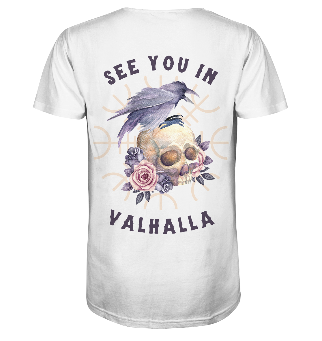 Walhalla Wikinger T-Shirt, See you in Valhalla Shirts, Wikinger Rabe Shirt, Vegvisir Shirt, nordisches Mythologie Geschenk