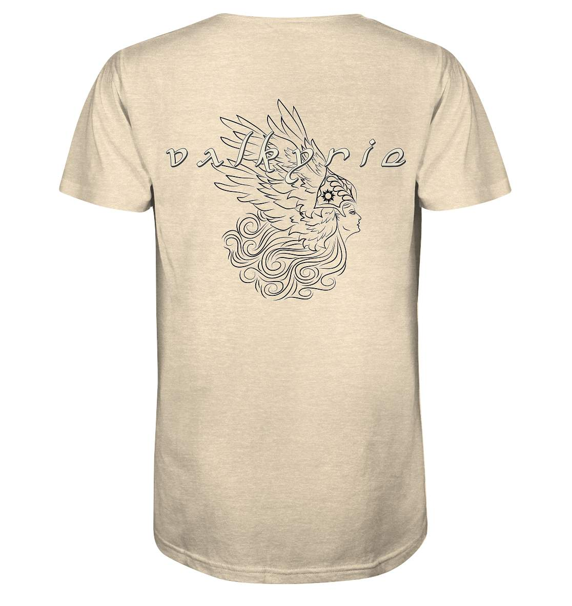 Cooles Wikinger-T-Shirt, Walküre-Shirts, Walhalla-Shirt, Bio-Baumwoll-Kurzarm-Valkyrie-Shirt, nordisches Mythologie-Geschenk - Organic Shirt-