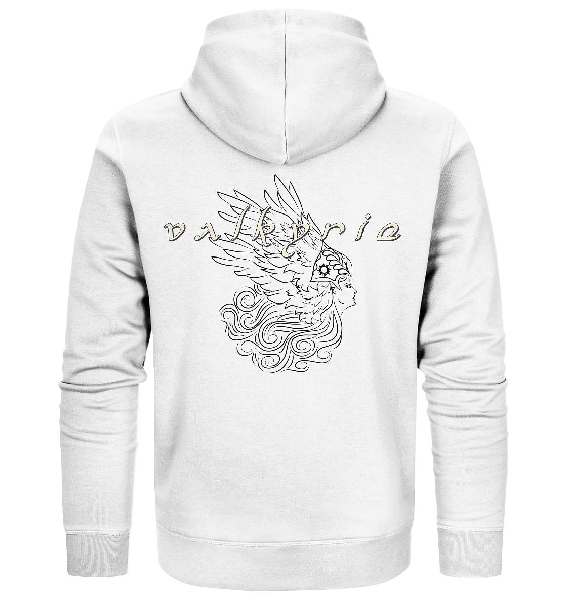 Cooles Wikinger-T-Shirt, Walküre-Shirts, Walhalla-Shirt, Bio-Baumwoll-Kurzarm-Valkyrie-Shirt, nordisches Mythologie-Geschenk - Organic Zipper-