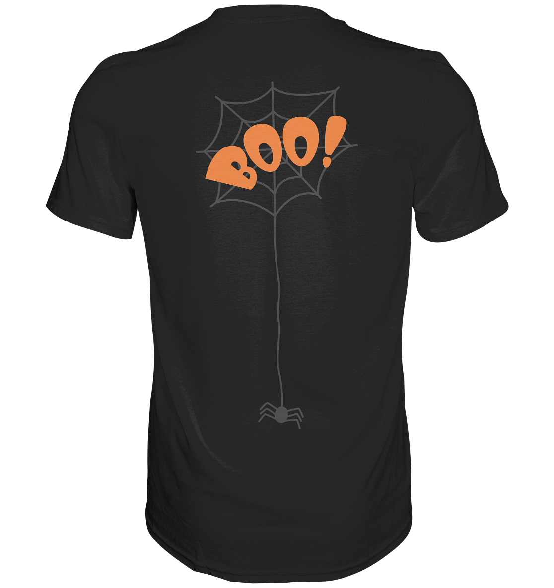 Halloween Shirt, Boo Halloween, Herbst T-Shirt, Kürbis Gesichter Shirt, Halloween Outfit, Spinnenetz, Halloween Kostüm  - Premium Shirt