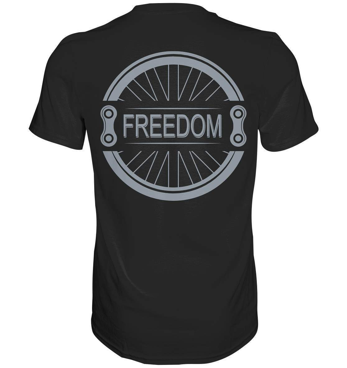 Fahrrad Freedom - Premium Shirt-bike,bike damen,e-bike trekking,fahrrad,fahrrad damen,fahrrad einfach,fahrrad fahren,fahrrad herren,fahrrad test,fahrradbekleidung,fahrradtour,Freedom,mountainbike