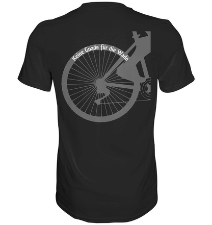 Keine Gnade für die Wade Fahrrad Mountainbike Biker Geschenkidee Fahrrad  - Premium Shirt-bike,bike damen,e-bike trekking,fahrrad,fahrrad damen,fahrrad einfach,fahrrad fahren,fahrrad herren,fahrrad test,fahrradbekleidung,fahrradtour,Keine Gnade für die Wade,mountainbike