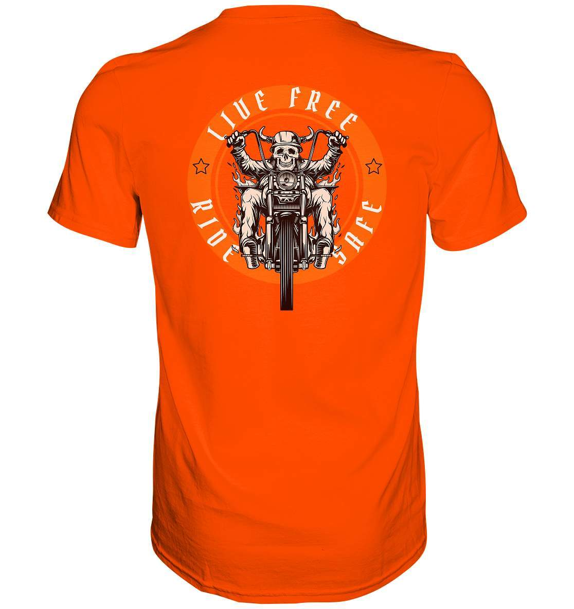 Live Free Ride Safe Biker Motorrad Motorradfahrer Geschenk - Premium Shirt-ausfahrt,bike,biker,biker outfit,biker shirt,cafe racer,chopper,coole,dirt bike,fun,funny,humor,Live Free Ride Safe,lustig,lustige,moped,motocross,Motorrad,motorrad tour,motorradfahren,motorsport,simson,v2,zweirad