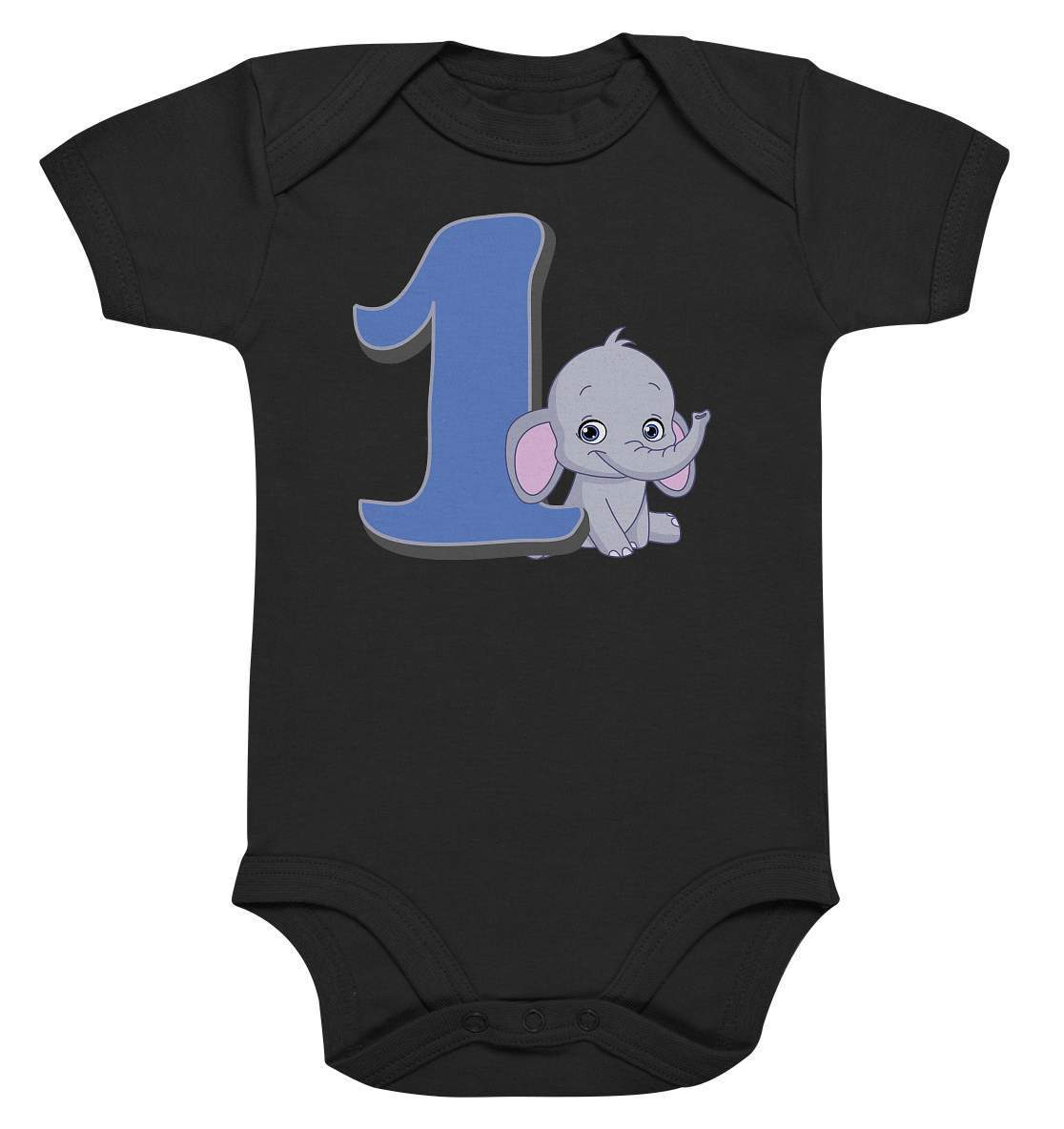 1. Geburtstag Outfit - Wildlife Elefant - Baby Bodysuit-1.geburtstag,baby,baby elefant,ein jahr alt,einjährig 1 Jahr,elefant,erster geburtstag,geburtstag,geburtstagsbody,Geburtstagsgeschenk,geburtstagsoutfit,Geschenk,Geschenkidee,jungen,kein baby mehr,Kleinkind,lieblingsteil,mädchen,perfekte grafik,Safari,trendy,unisex,wildlife,wunderschönes Design