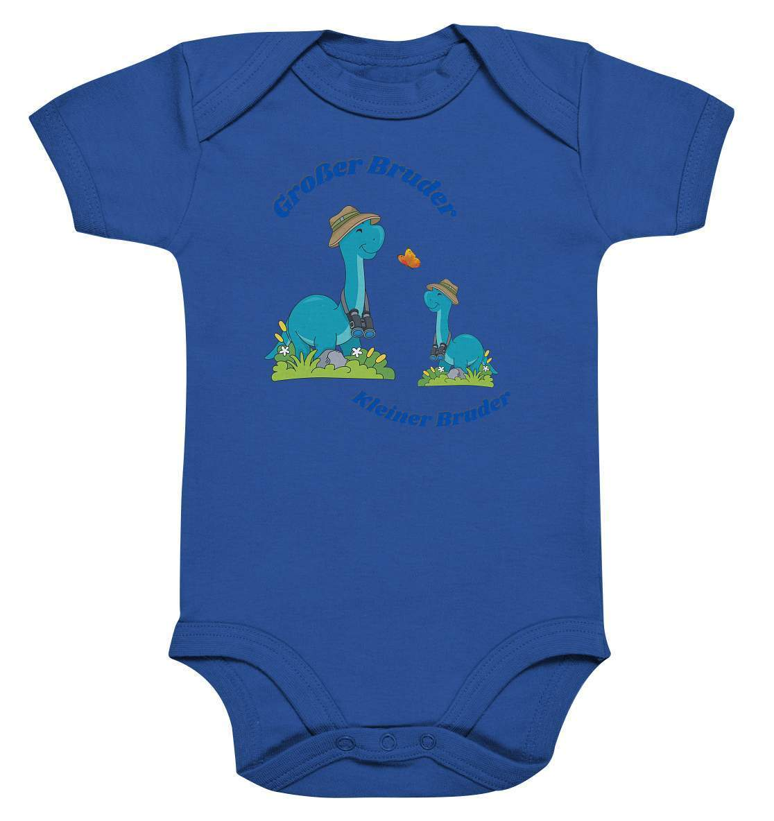 Geschwister Outfit - Kleiner Bruder und großer Bruder Dinosaurier - Baby Bodysuit-bruder,dino entdecken,diplodocus,entdecker,fernglas,feuerwehrfan,geschenkidee,geschwister,geschwisterliebe,geschwisteroutfit,großer bruder,kleiner bruder,safarihut,unzertrennich