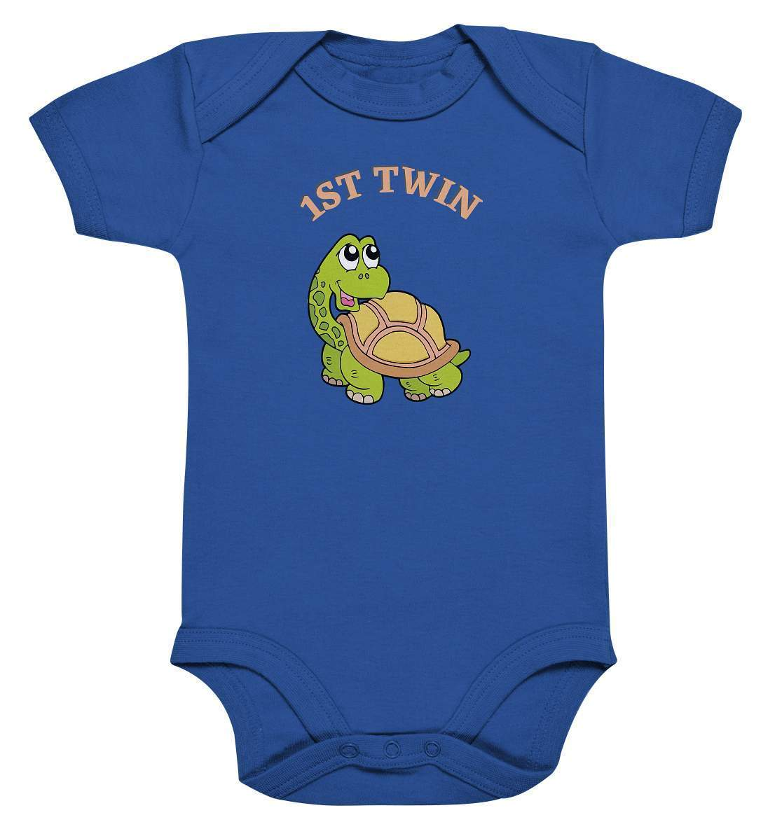 Zwilling Outfit - Erster Zwilling Schildkröte - Baby Bodysuit-eineiige zwillinge,ertsgeborener,first twin,geschwister,geschwisteroutfit,jungen,kinder,meeresliebe,mädchen,Schildkröte,twin,verwechseln,zweieiige zwillinge,zwillinge,zwillingsjungs,zwillingsmädchen,zwillingsoutfit