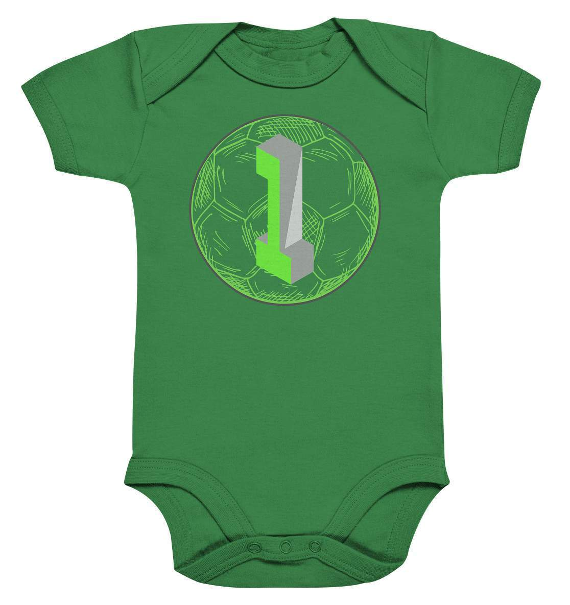 1. Geburtstag Outfit - Fußball - Baby Bodysuit-1.Geburtstag,baby,ein jahr alt,einjährig 1 Jahr,erster Geburtstag,fußball,fußballer,geburtstag,geburtstagsgeschenk,geburtstagsoutfit,Geschenk,geschenkidee,jungen,kein baby mehr,kleinkind,mädchen,perfekte grafik,rasenballsprot,unisex,wunderschönes Design