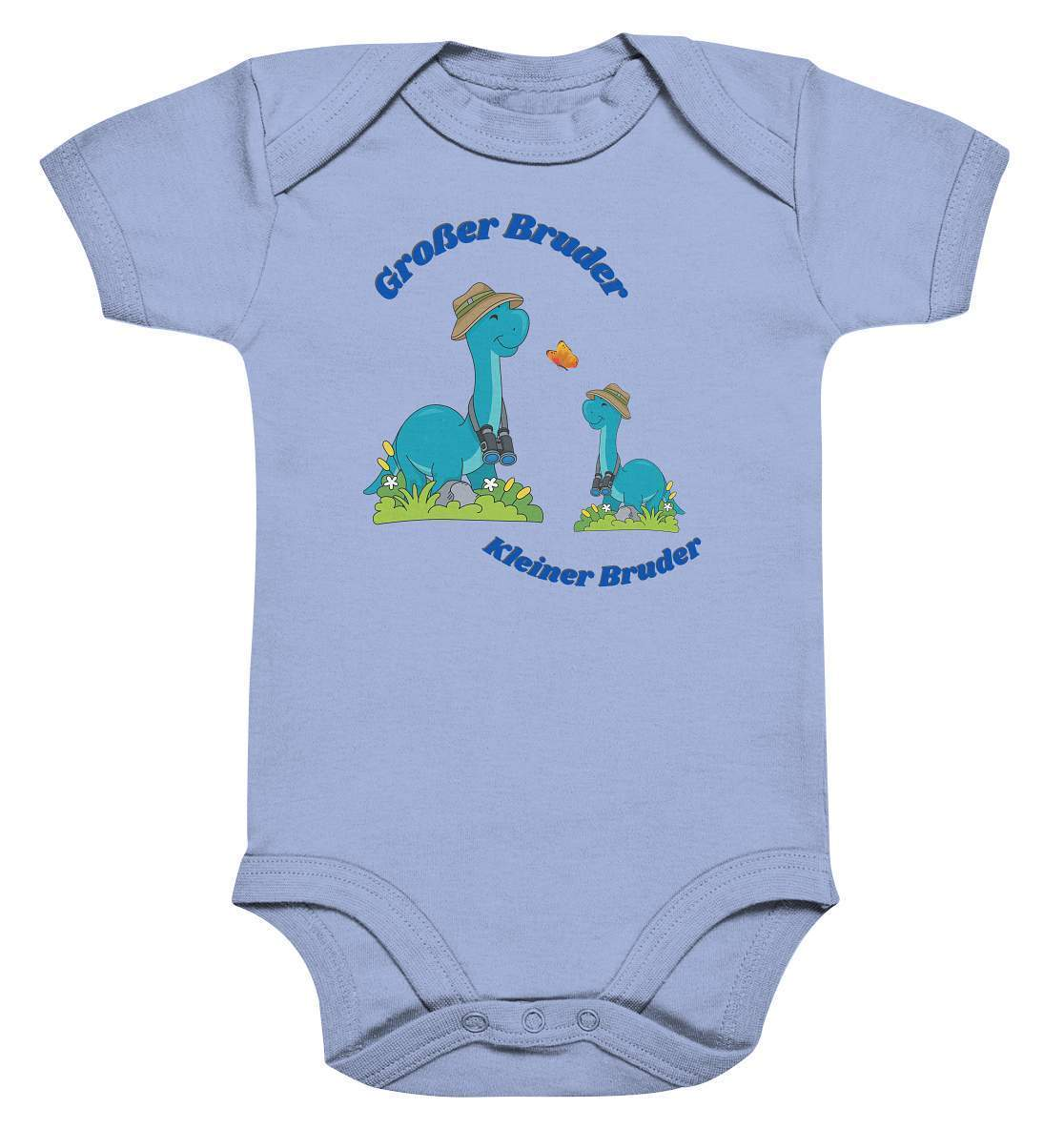 Geschwister Outfit - Kleiner Bruder und großer Bruder Dinosaurier - Baby Bodysuit-bruder,dino entdecken,diplodocus,entdecker,fernglas,feuerwehrfan,geschenkidee,geschwister,geschwisterliebe,geschwisteroutfit,großer bruder,kleiner bruder,safarihut,unzertrennich