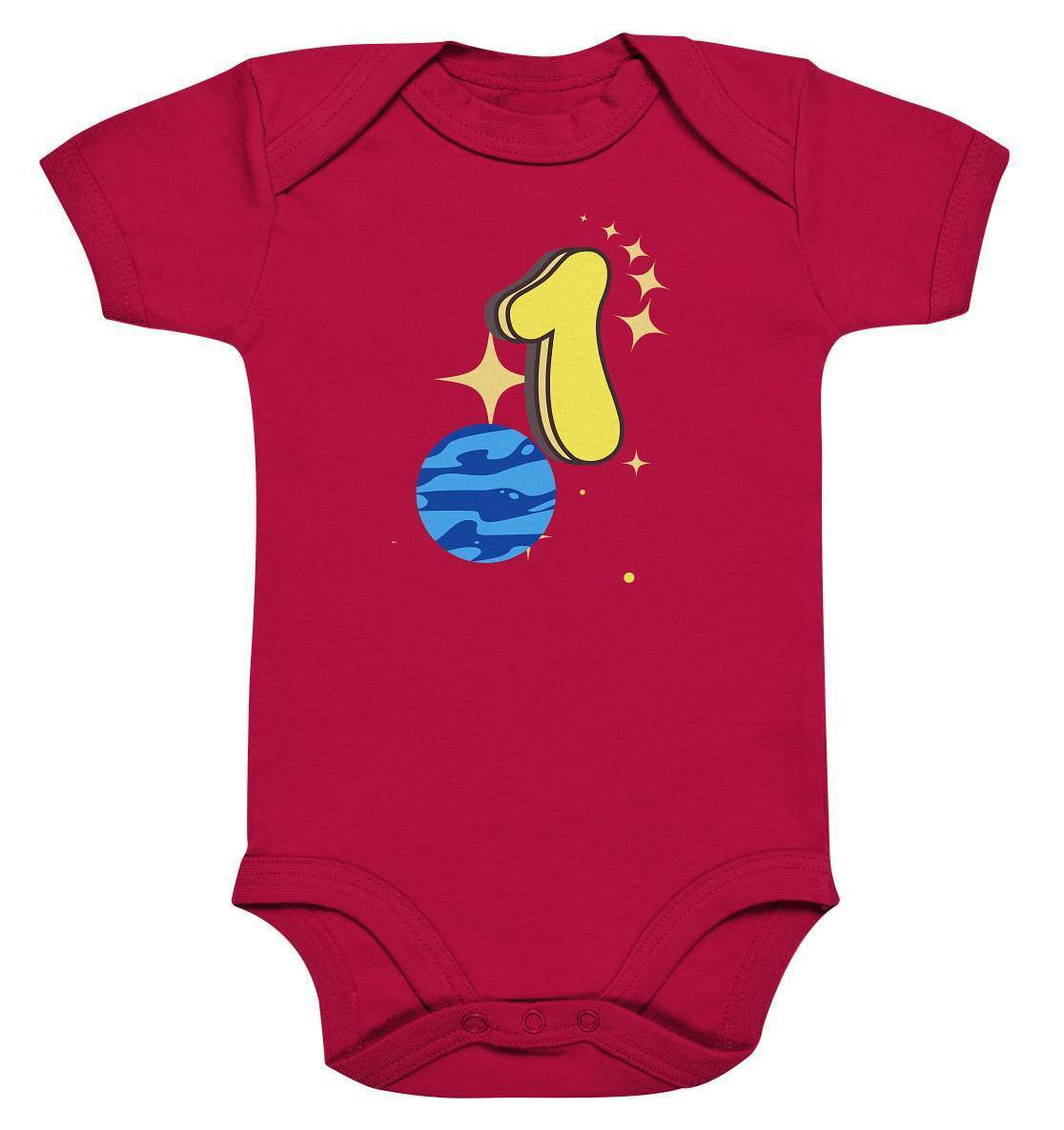 1. Geburtstag Outfit - Weltraum - Baby Bodysuit-1.Geburtstag,baby,blauer planet,ein jahr alt,einjährig 1 Jahr,erster Geburtstag,geburtstag,geburtstagsgeschenk,geburtstagsoutfit,Geschenk,geschenkidee,jungen,kein baby mehr,kleinkind,mädchen,perfekte grafik,planeten,sterne,trendy,unisex,Weltall,weltallgeburtstag,Weltraum,wunderschönes Design