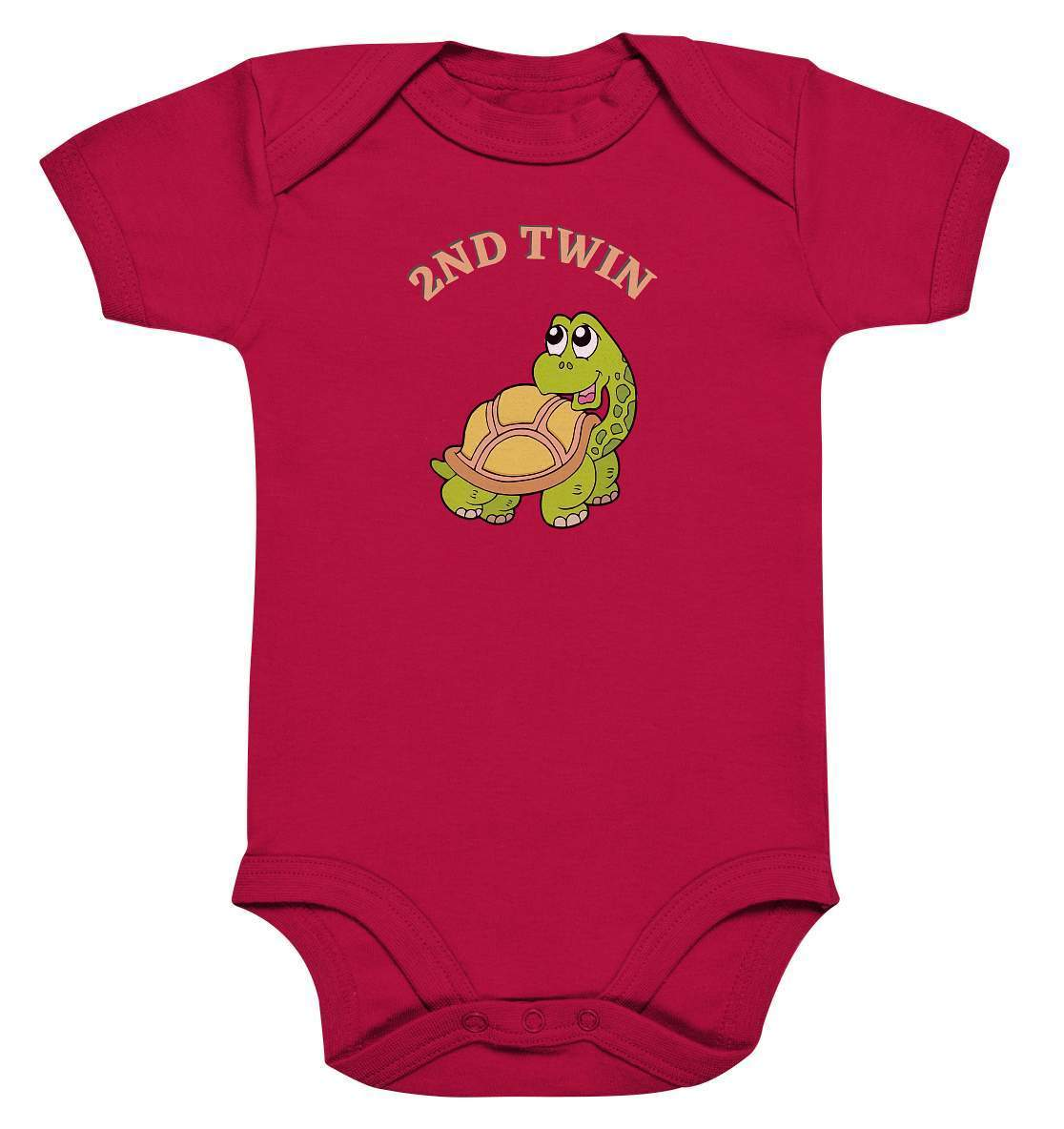 Zwilling Outfit - Zweiter Zwilling Schildkröte - Baby Bodysuit-2nd twin,bid twin,eineiige zwillinge,geschwister,geschwisteroutfit,jungen,kinder,meeresliebe,mädchen,Schildkröte,verwechseln,zweieiige zwillinge,zweitgeborener,zwillinge,zwillingsjungs,zwillingsmädchen,zwillingsoutfit